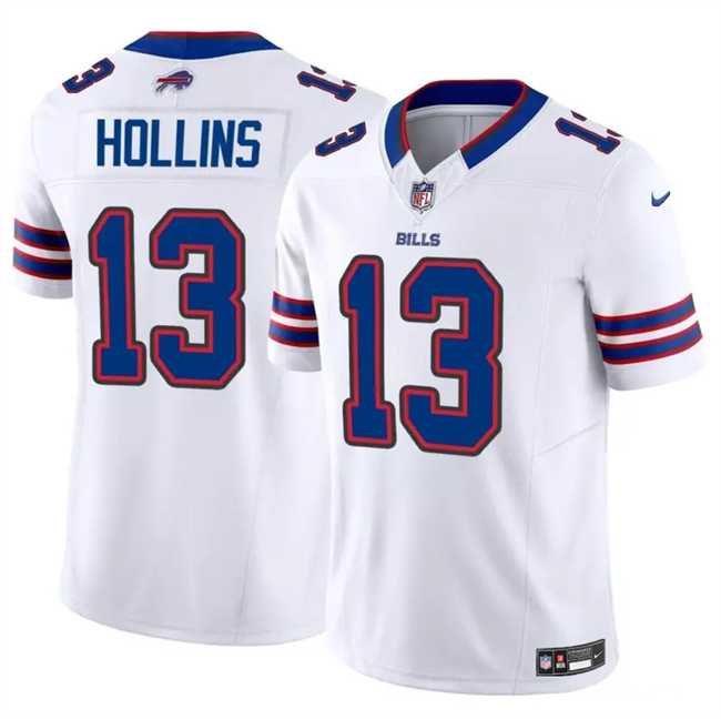 Men & Women & Youth Buffalo Bills #13 Mack Hollins White 2024 F.U.S.E. Vapor Untouchable Limited Stitched Jersey->buffalo bills->NFL Jersey